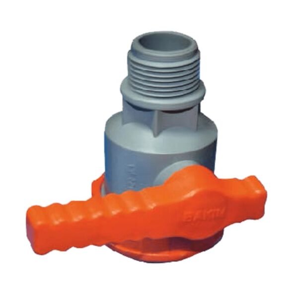 Bakım Plastik Turuncu Sprink Küresel Vanası 32 mm