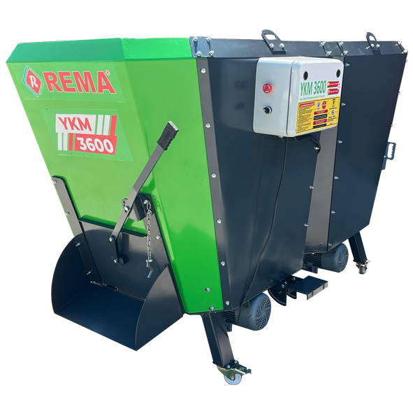 REMA YKM 3600 Tam Otomatik Yem Karıştırma Makinesi Elektrikli Çift Motor 220 V